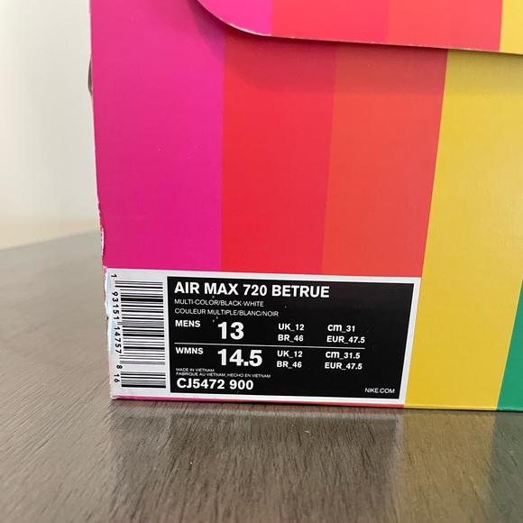 Mens Nike Air Max 720 Be True Size 13…New - Picture 8 of 8